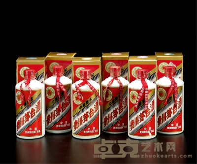 1997年五星牌贵州茅台酒 数量：6瓶