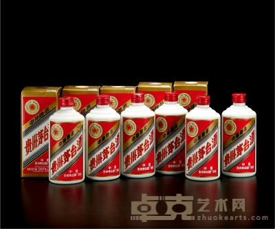 1993年五星牌贵州茅台酒 数量：6瓶