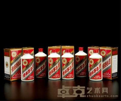 1990年五星牌贵州茅台酒 数量：6瓶