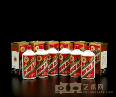 1989年五星牌贵州茅台酒 数量：6瓶
