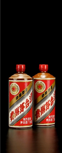 1985-1986年五星牌贵州茅台酒（酱釉瓶）