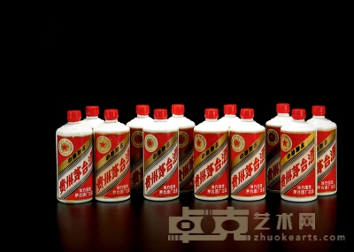 1983-1986年五星牌贵州茅台酒（地方国营） 数量：12瓶
