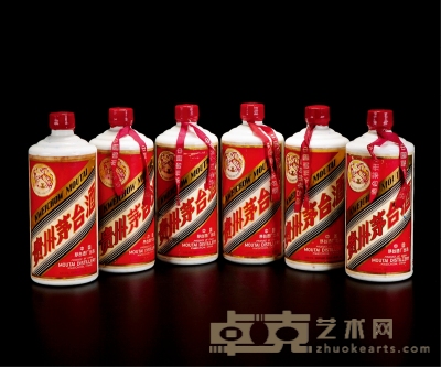 1983-1985年飞天牌贵州茅台酒（大飞天） 数量：6瓶