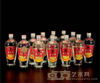 1989-1990年优质牌五粮液（圆鼓瓶） 数量：12瓶