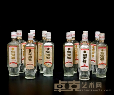 1988-1991年剑南春 数量：12瓶