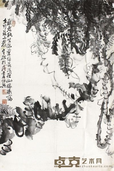 柯璜 藤花 122×82cm