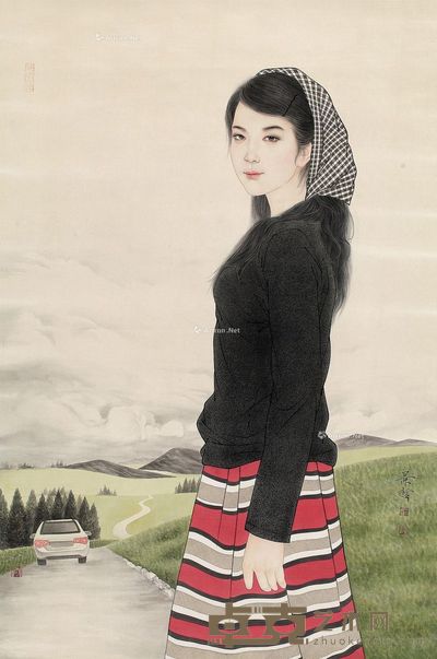 崔景哲 人物 76×114cm