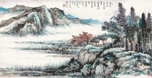 邵洛羊 设色古代