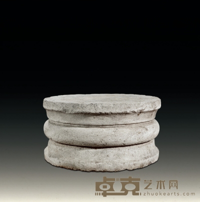 清·太湖石石座 77×77×40cm