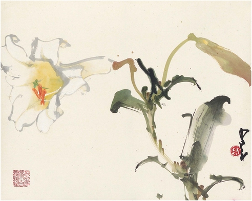 赵少昂 琼芳图