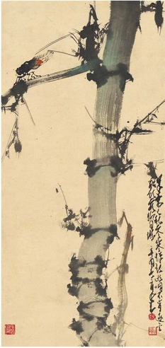 赵少昂 秋蝉图