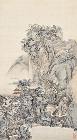 邵芳 山水