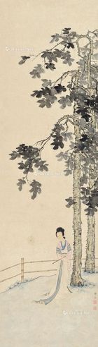 邵芳 仕女图