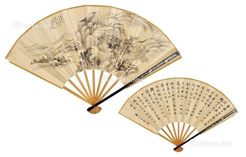何维朴 山水 书法