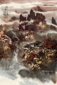 吴骏圣 山水