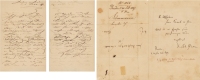 罗伯特·舒曼 克拉拉·舒曼 致德国诗人卡尔·西姆洛克等亲笔信