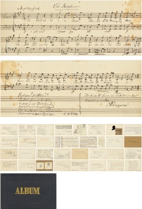 十九世纪末北欧作家、作曲家、画家留言簿 （包括最早把《茉莉花》介绍到北欧的作曲家贝尔格林（A. P. Berggreen））