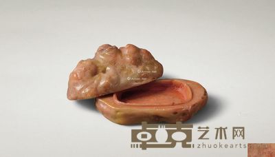 清 寿山石印盒 长10cm