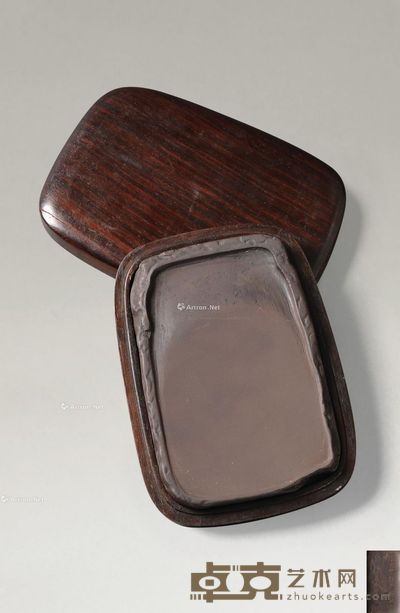 现代 端石随形砚 长16cm