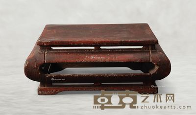现代 大漆台座 51×51×20cm