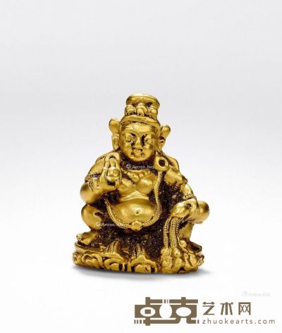 18世纪 纯金黄财神 高3.2cm