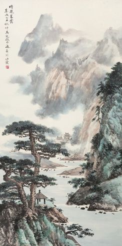 马起瓯 晴岚翠霭