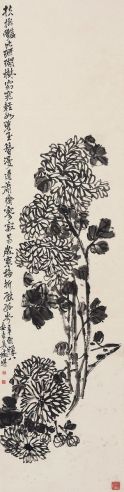 吴藏龛 秋菊图