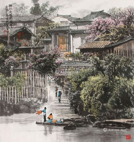 李刚 丽江古城花盛开