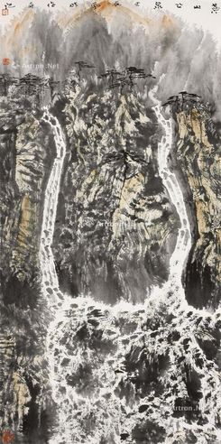 唐凤岐 黄山飞泉