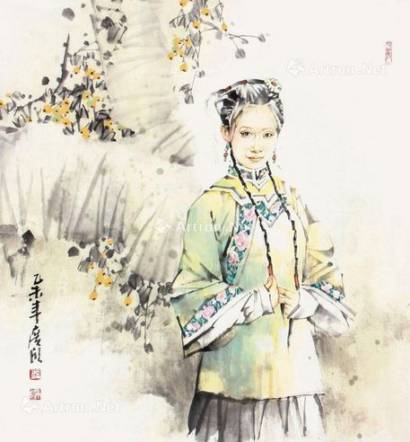 吕广欣 仕女