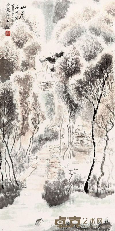 赵松涛 山水 65×33cm