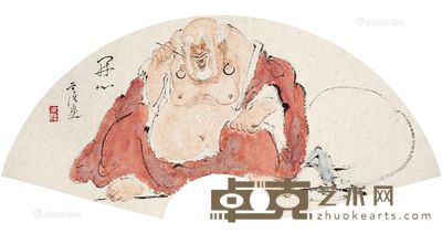 白云浩 开心佛 50×50cm