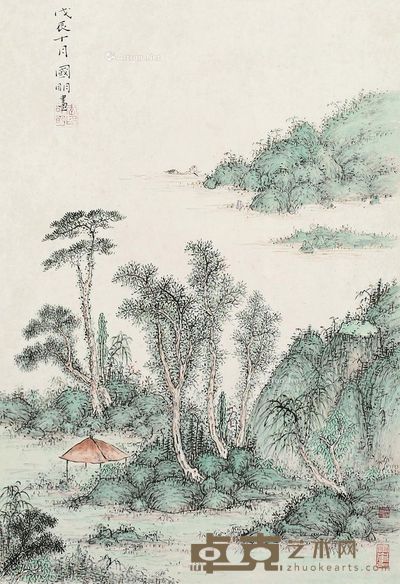 李国明 小品山水 45×31cm