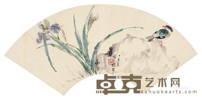 许士骐 花鸟 26×52cm