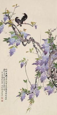 冯石丘 花鸟