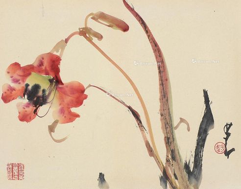 赵少昂 花卉