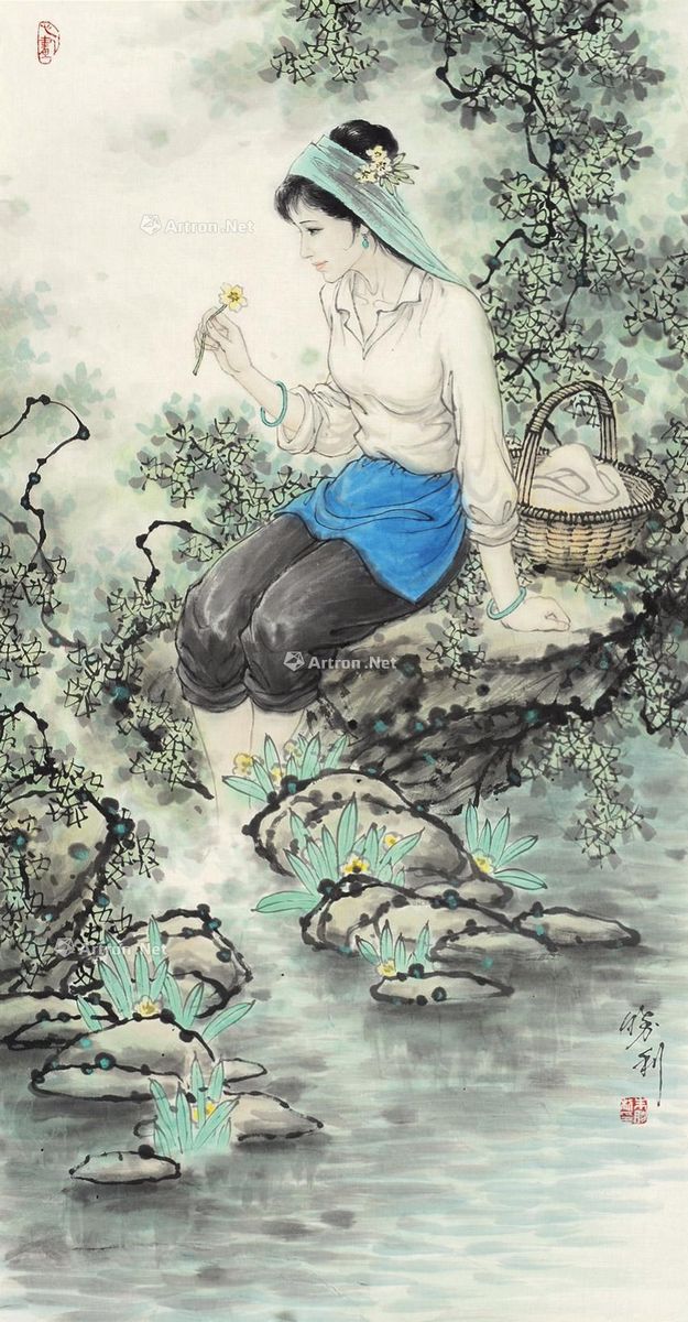 朱胜利仕女