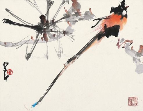 赵少昂 花鸟
