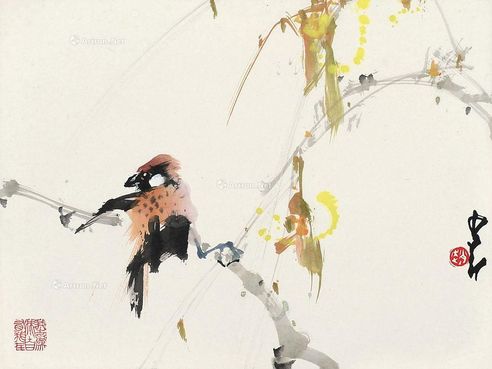 赵少昂 花鸟