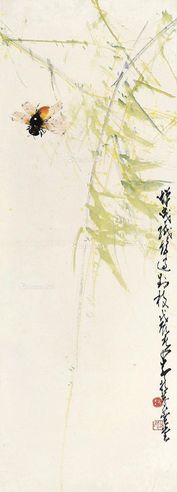 赵少昂 秋蝉