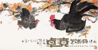 钟正川 两情相悦 69×137cm