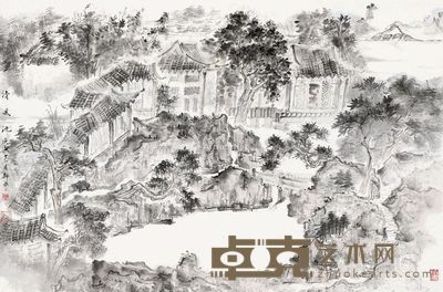 周新华 清风池 45×69cm