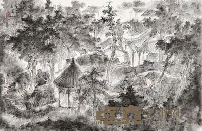 周新华 古木交柯 44×69cm