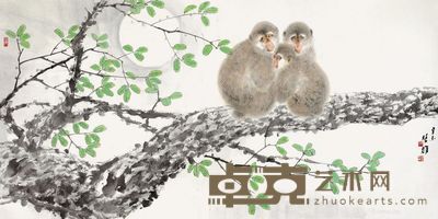 方楚雄 封侯常乐 68.5×137cm