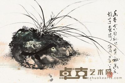 黎雄才 风秘幽香 47×70cm