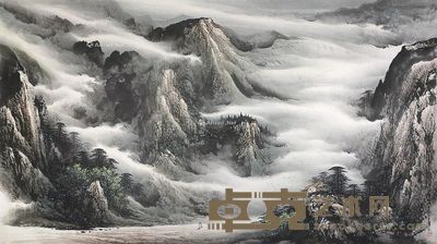 施云翔 山水 97×180cm