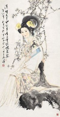 林峥明 梅花仕女