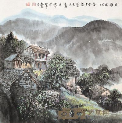 朱永成 苗岭客栈 69×69cm