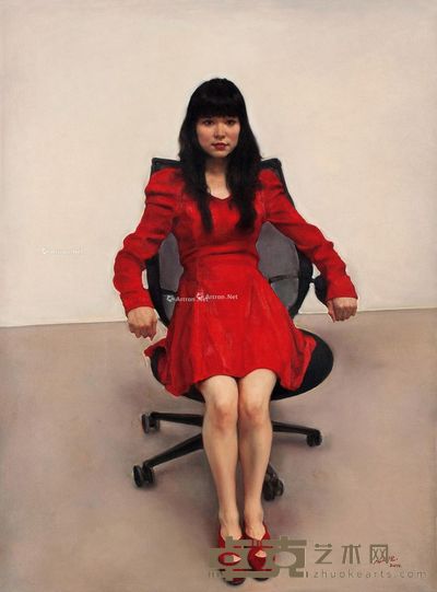 庞茂琨 女孩之二 160×120cm