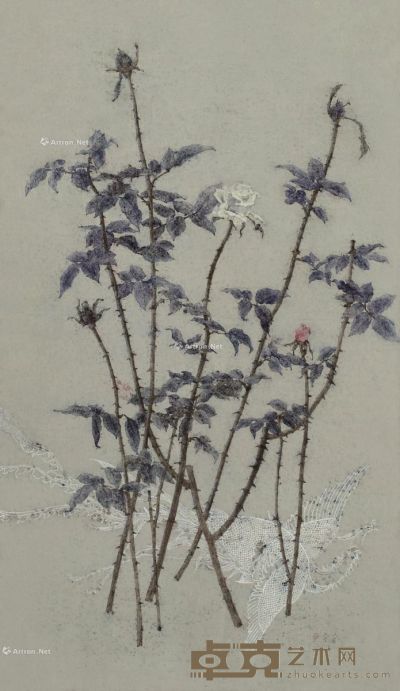 尹宇宁 玫瑰有刺之一 120×70cm